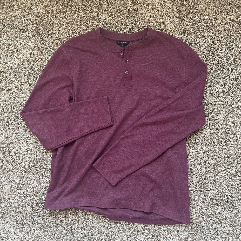 Banana Republic Burgundy Shirt
